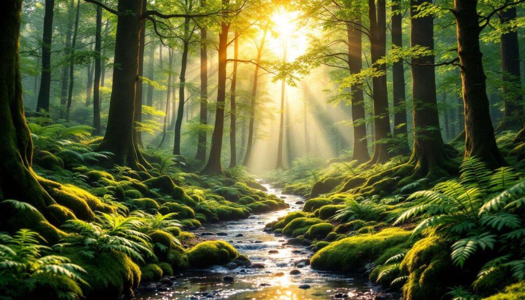 Naturklänge aus heimischen Wäldern wirken besonders erholsam