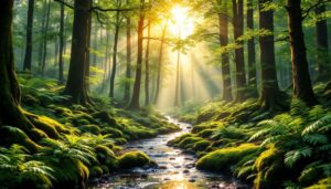 Naturklänge aus heimischen Wäldern wirken besonders erholsam